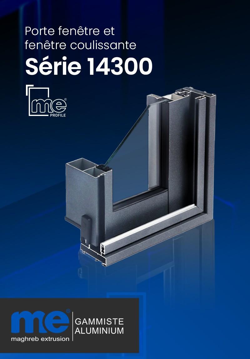Porte fenêtre et fenêtre coulissante série 14300